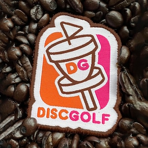 Dunkin Discs Disc Golf Patch - Disc Golf Gift