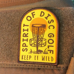 Spirit Of Disc Golf Patch - Disc Golf Gift