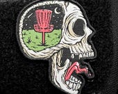 Screaming Skull Disc Golf Patch™ - Disc Golf Gift