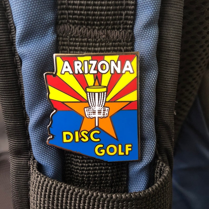 Arizona Disc Golf Pin™ High Quality Hard Enamel Pin - Etsy