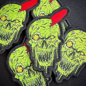 Zombie Disc Golf Patch - Disc Golf Gift