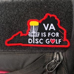 Virginia Disc Golf Patch - Disc Golf Gift