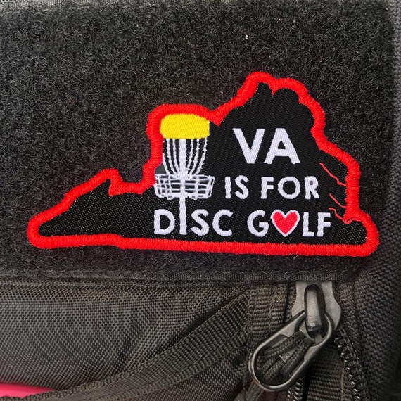 Virginia Disc Golf Patch - Disc Golf Gift