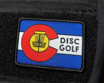 Colorado State Disc Golf Patch - Discgolfcadeau