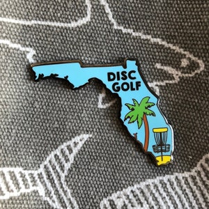 Florida Disc Golf Pin™ - High Quality Hard Enamel Pin