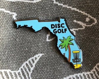Florida Disc Golf Pin™ - High Quality Hard Enamel Pin