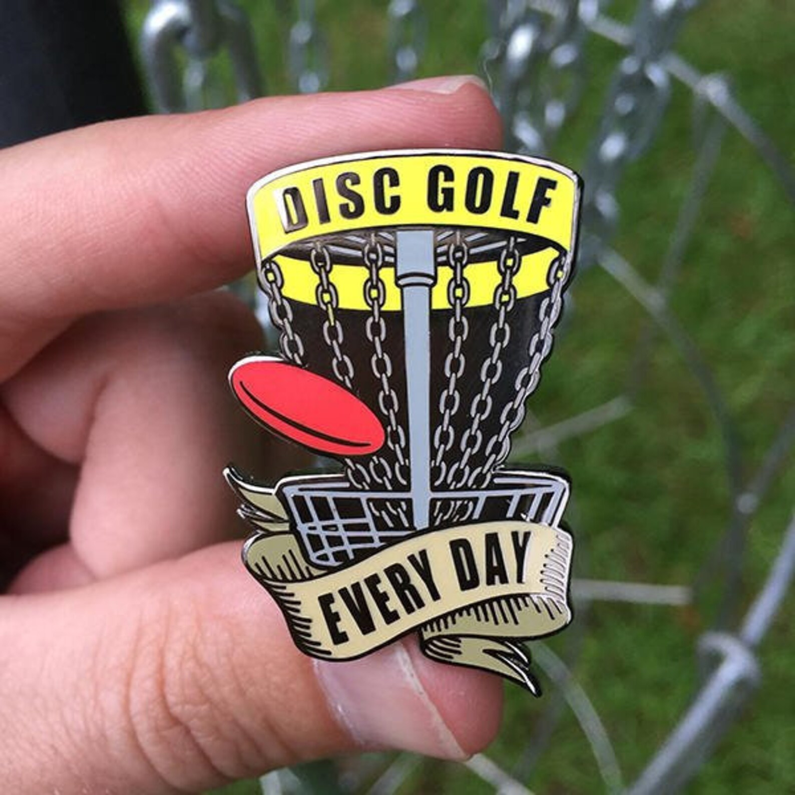 Disc Golf Every Day Disc Golf Pin™ High Quality Hard Enamel Etsy