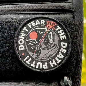 Don&#39;t Fear The Reaper Disc Golf Patch - Disc Golf Gift