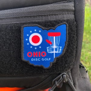 Ohio Disc Golf Patch - Disc Golf Gift