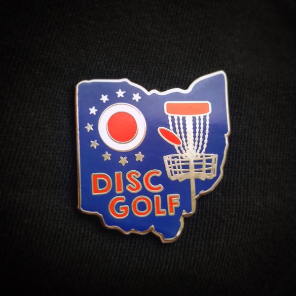 Ohio Disc Golf Pin™ - High Quality Hard Enamel Pin