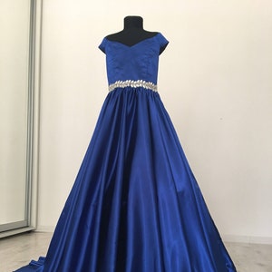 Blue dresses for teenagers clearance