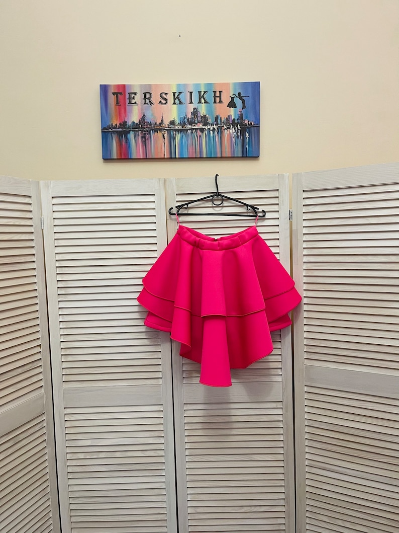 Hot Pink Neoprene/ Scuba Girls Suit With Jacket and Shorts Etsy