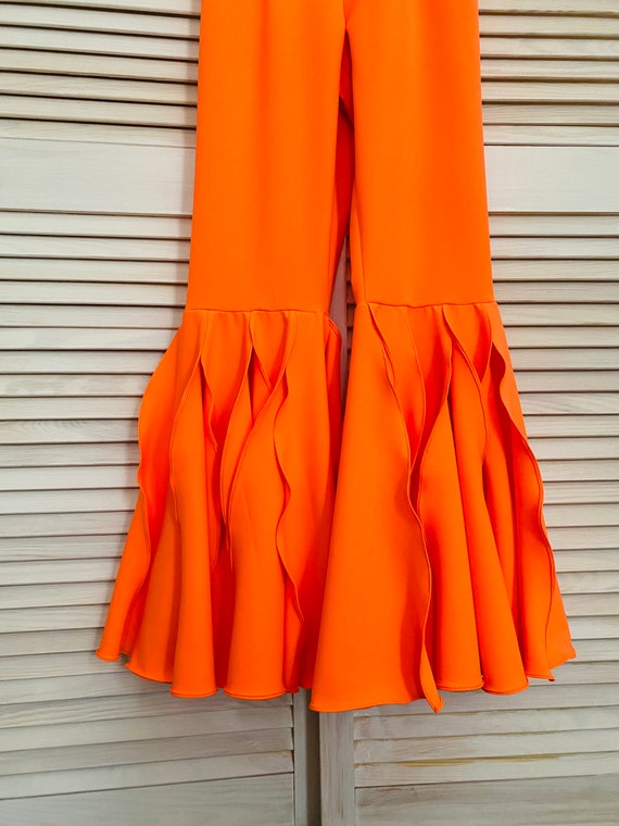 Orange bell deals bottom jumpsuit