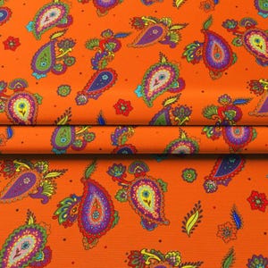 ETHNIC FLORAL  Design Fabric by the meter