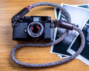 Stroppa Duo - rope and leather camera strap