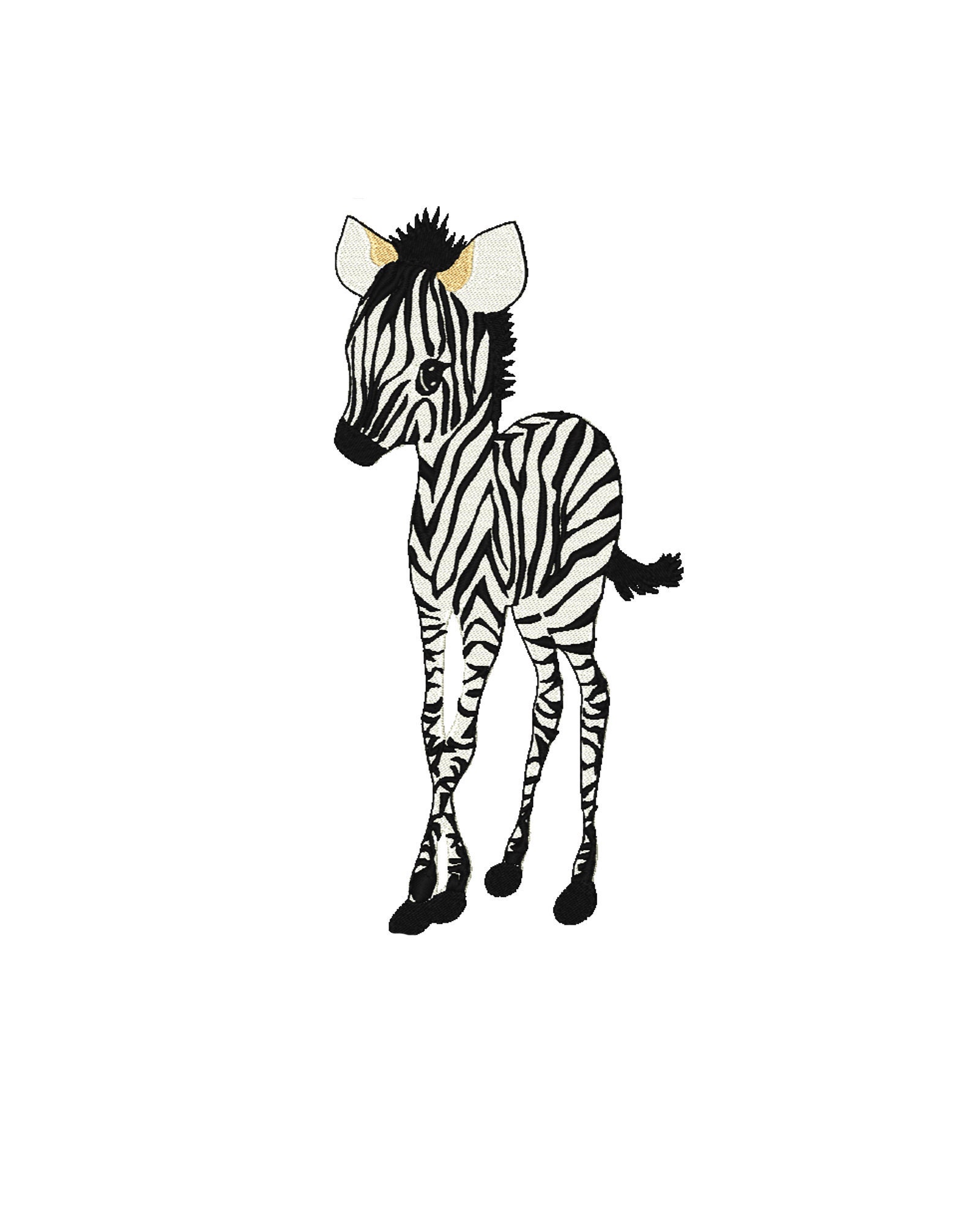 Zebra embroidery design 4567 inches instant download  etsy Zebra embroidery design 4567 inches instant download  etsy