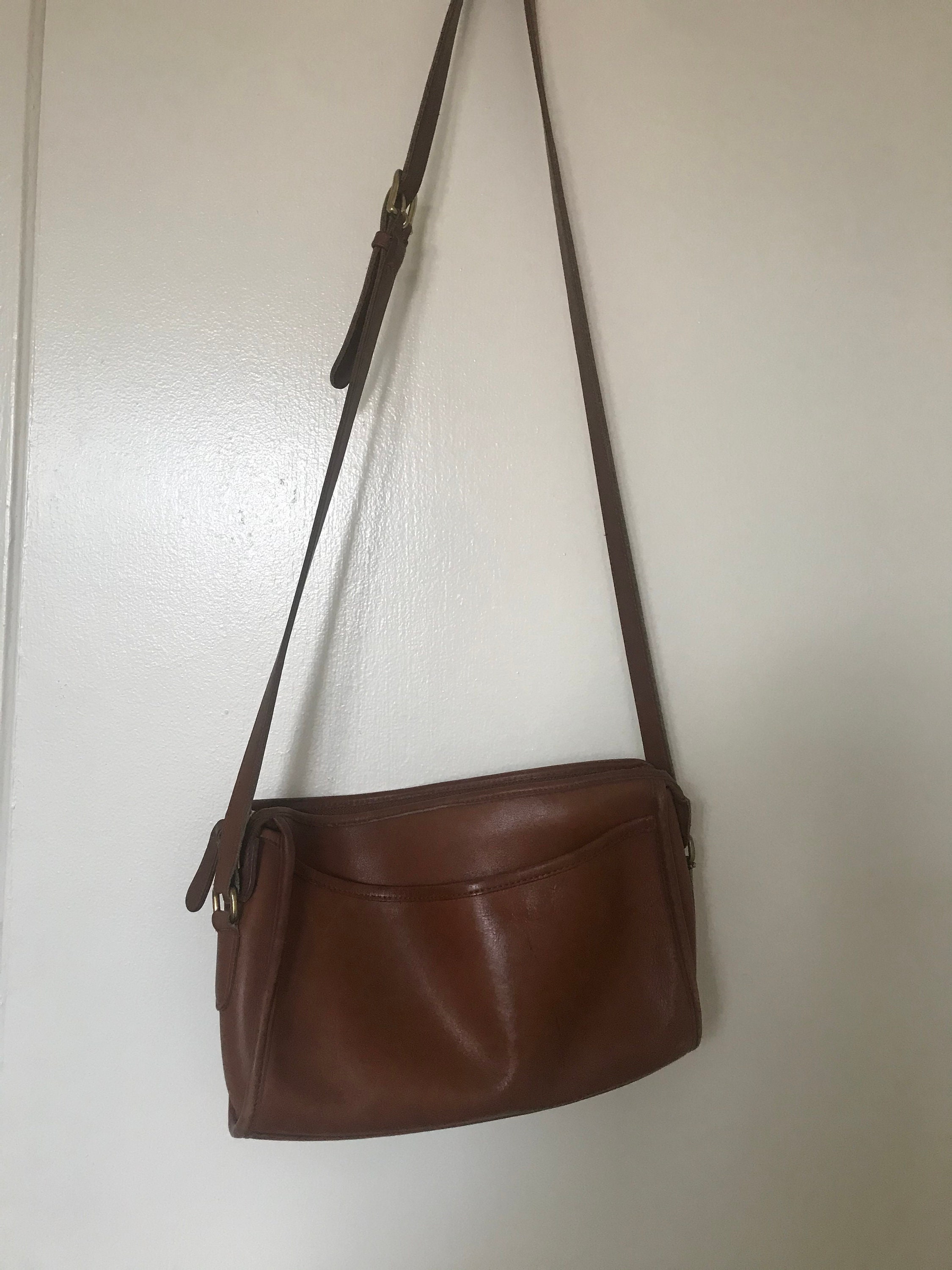 Brown Coach Purse CrossBody Bag Etsy