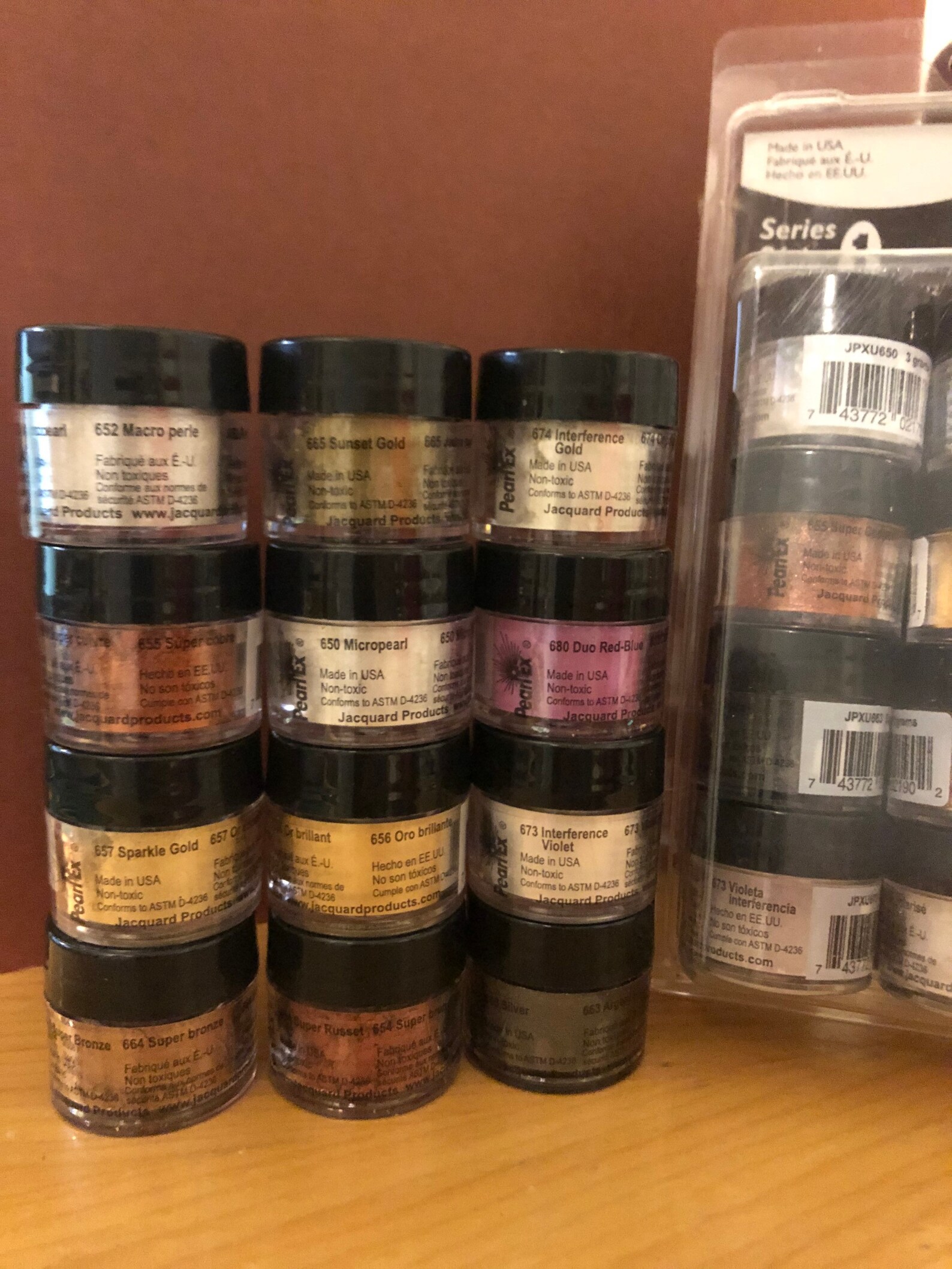 Pearlex Powdered Pigments, 12 Color Set Etsy