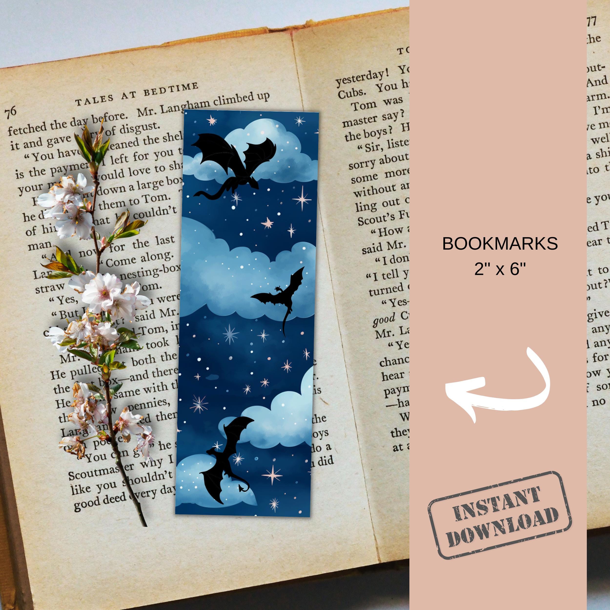 Fantasy Bookmark Examples Printable Fantasy Bookmarks Bundle - Digital Download - Etsy