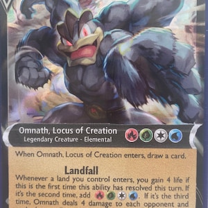 Omnath, Locus of Creation Custom MTGxPokemon Token