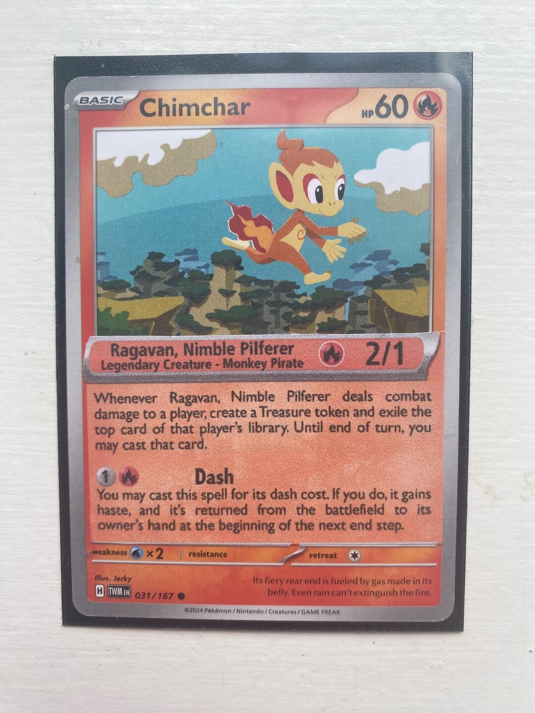 Create Ragavan Token Custom Ragavan Mtgxpokemon Token - Etsy