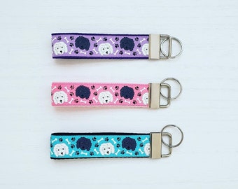 Black & White Goldendoodle Keychain,Goldendoodle Gift,Goldendoodle,Doodle Mom, Doodle Dad,Goldendoodle Lovers,Doodle Keychain