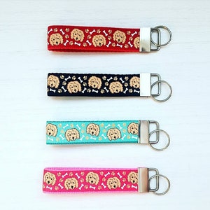 Porte-clés Goldendoodle,Cadeau Goldendoodle,Goldendoodle,Goldendoodle Maman, Goldendoodle Dad,Goldendoodle Lovers,La vie est dorée