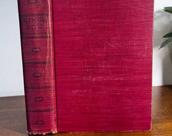 Vintage Book Kings Row by Henry Bellamann 1940 / 1942 Hardcover