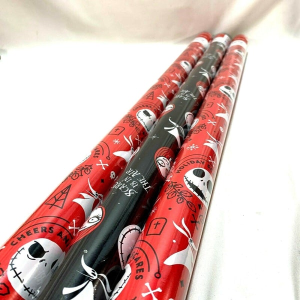 Jack Skellington Wrapping Paper Etsy UK