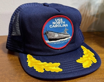 ヴィンテージ USS エンタープライズ CVN-65 帽子 キャップ ベース