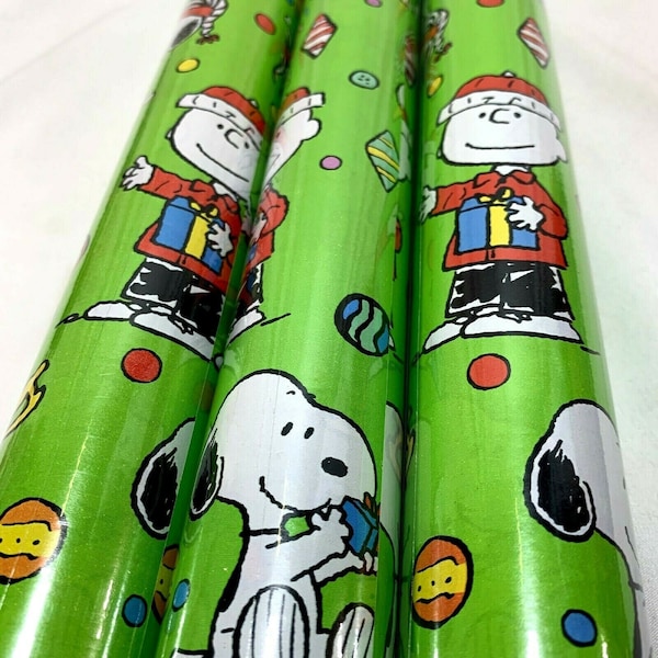 Charlie Brown Christmas Wrapping Paper 