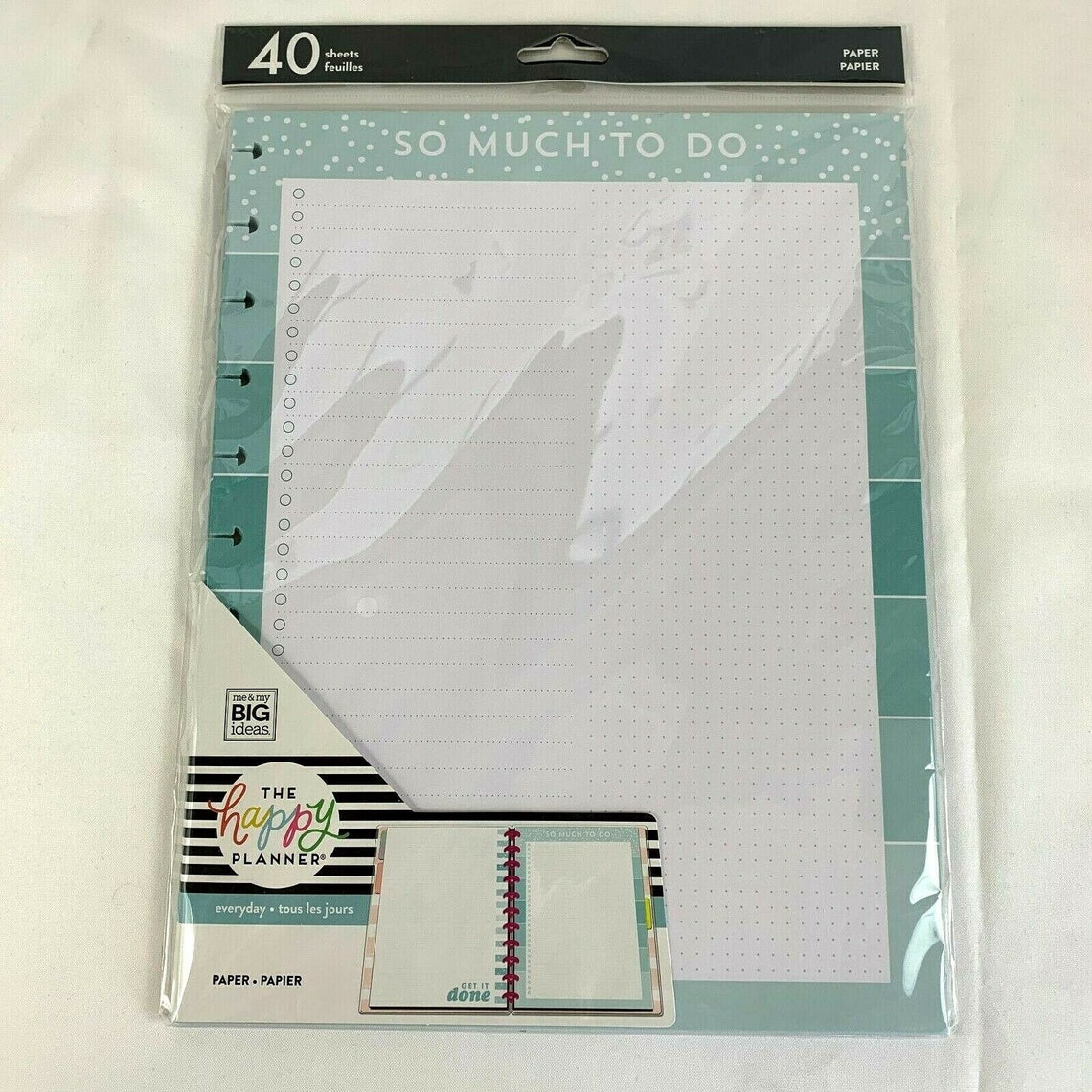 The Happy Planner Refill Paper 40 Sheets BIG 8.5x11 So Much to Etsy