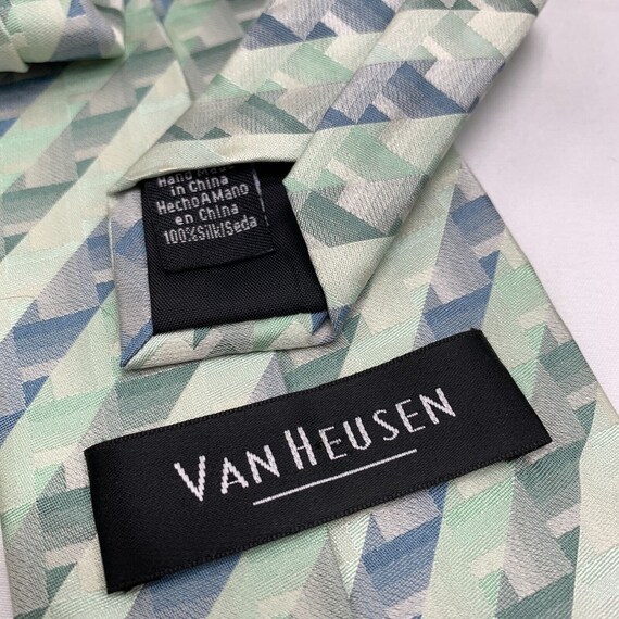 4 Vintage Men's Neckties Silk Robert Stewart Van … - image 6