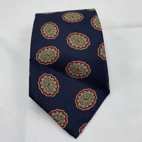 4 Vintage Men's Neckties Silk Robert Stewart Van … - image 9