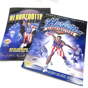 Libros de la gira mundial de los Harlem Globetrotters 1999 y 2003