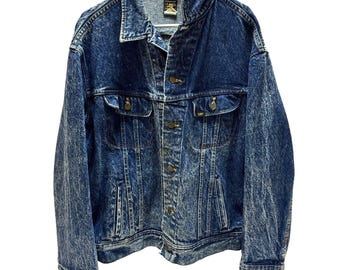 60〜70s zip denim jacket Vintage 1970s Denim Moto Jacket Zipper Buckles Faded Glory
