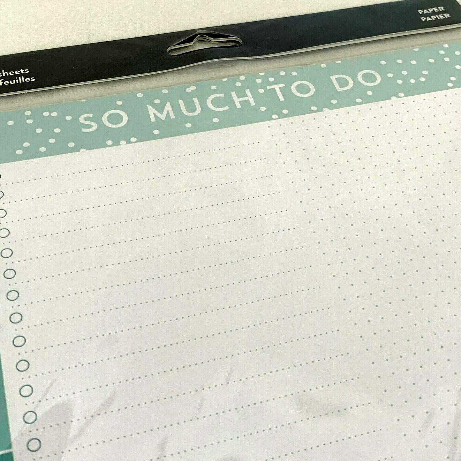 The Happy Planner Refill Paper 40 Sheets BIG 8.5x11 So Much to Etsy