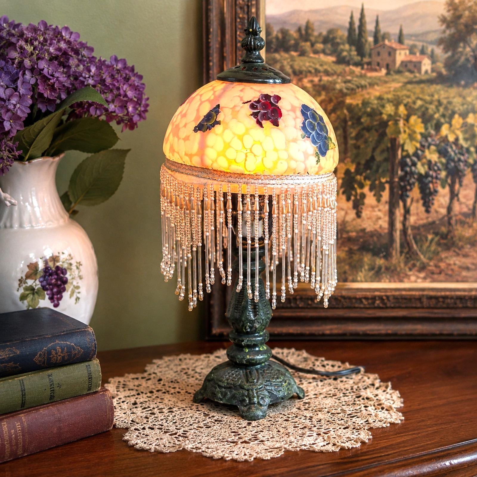 GRAPE LIGHT / グレープライト　ランプシェード Glass Shade Grape Lamp - Etsy