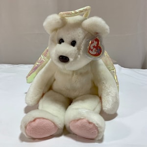 Ty Beanie Buddy Halo the Angelic Bear Large 12&quot; Plush Angel