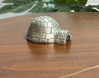 Dedal de iglú de peltre vintage