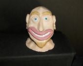 Sewer Tile Bust Artist Signed Ziggy