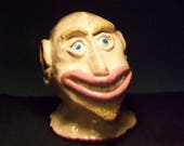 Sewer Tile Bust Artist Signed Ziggy