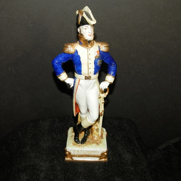 Scheibe-Alsbach Kister German Porcelain EXELMANS Napoleonic Figurine