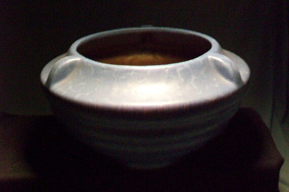 Vintage Blue Rumrill Pottery Vase 304 Etsy