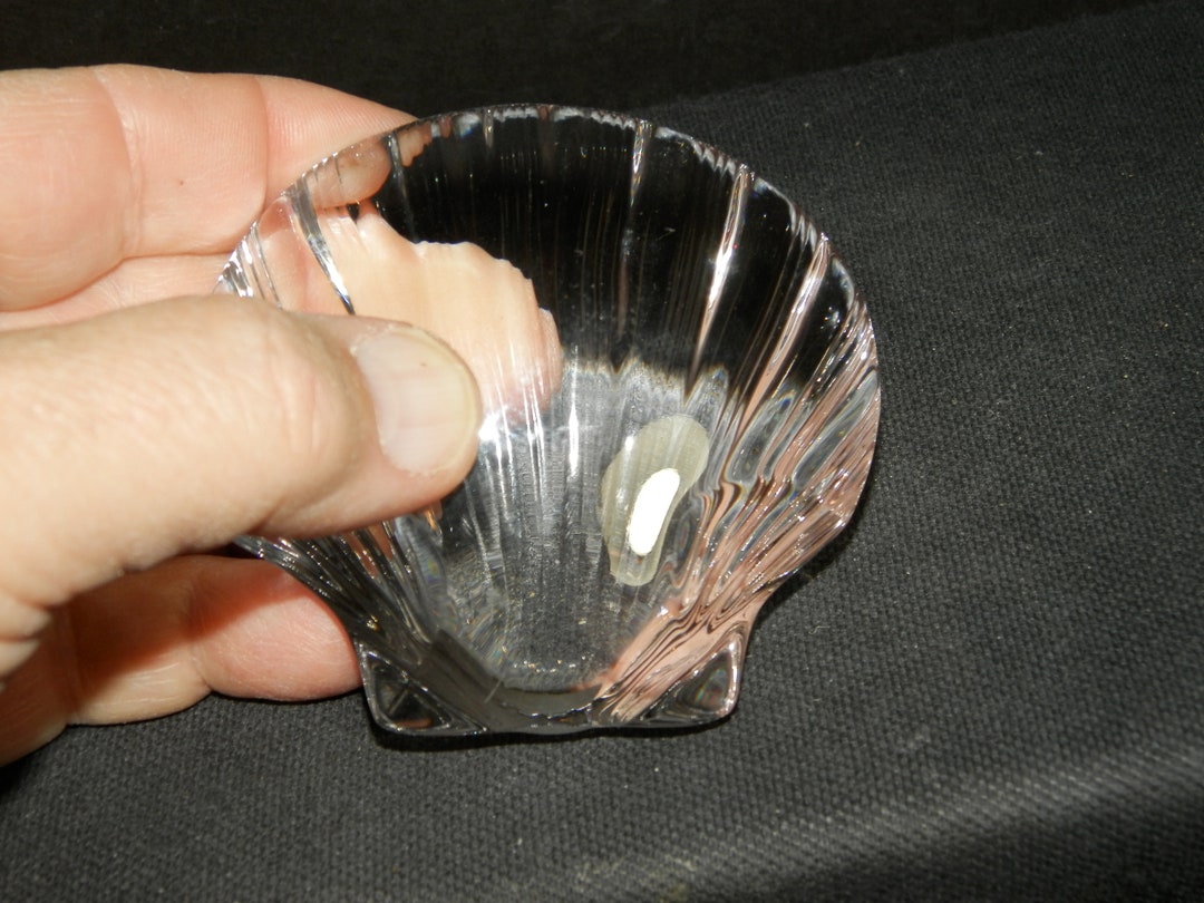 Baccarat Clear Sea Shell Paperweight - Etsy