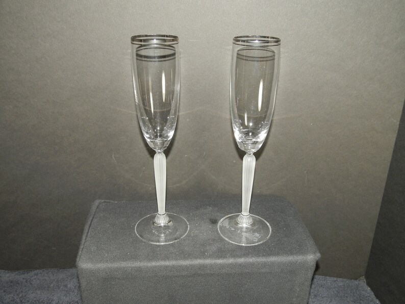 lenox crystal champagne flutes