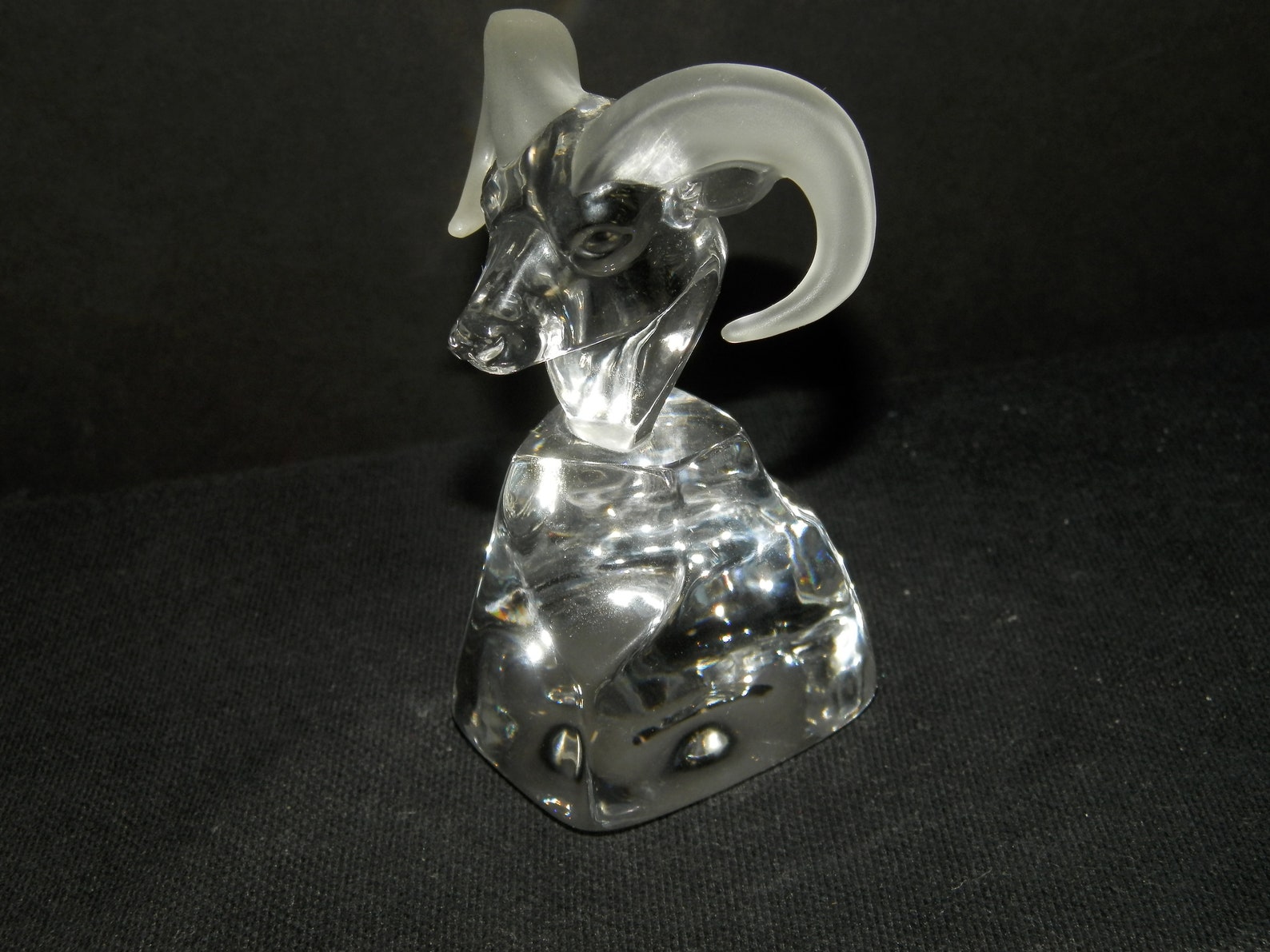 Swarovski Ebeling & Reuss Crystal Rams Head Figurine Excellent Etsy