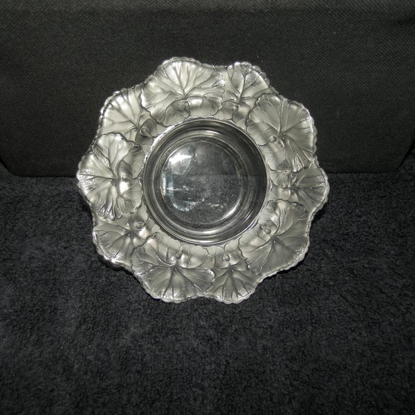 Lalique Crystal Coupes Honfleur Pin Holder