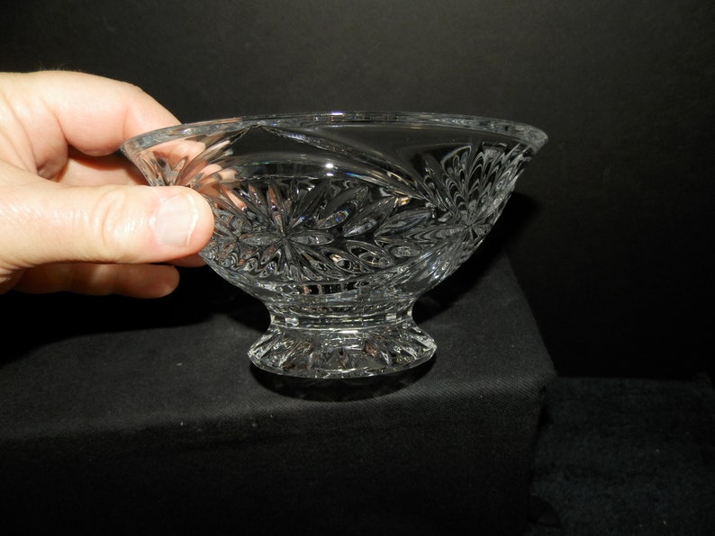 Waterford Crystal Round Footed Vase Etsy