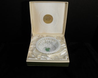 Herend Hungary Porcelain Bowl In Presentation Box